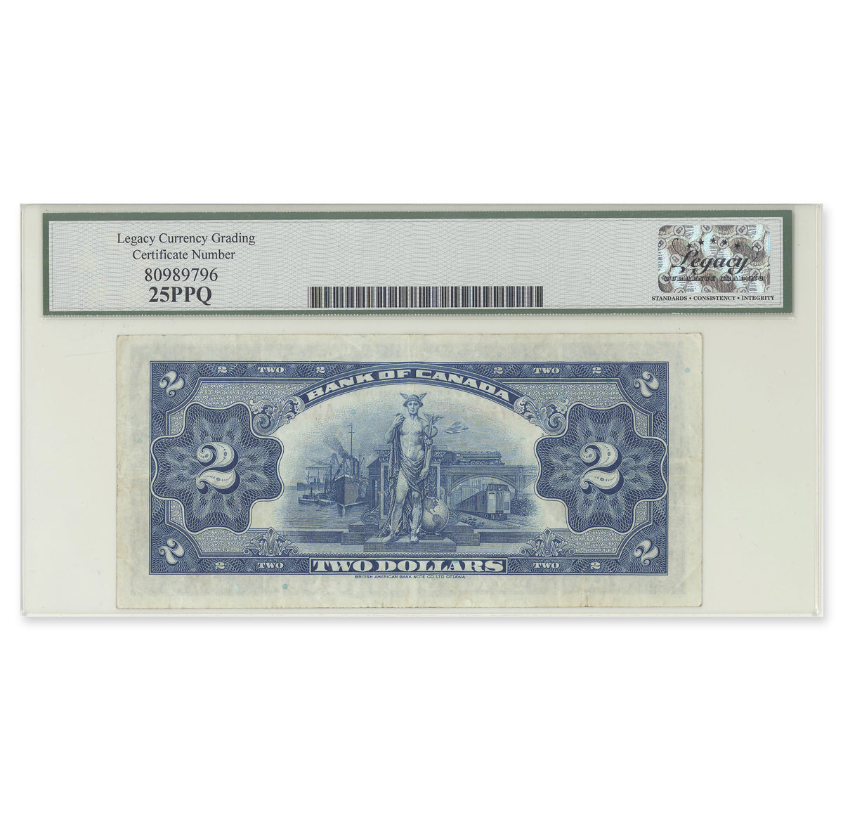 $2 1935 BC-3 English Osborne-Towers Prefix A Legacy VF-25 PPQ