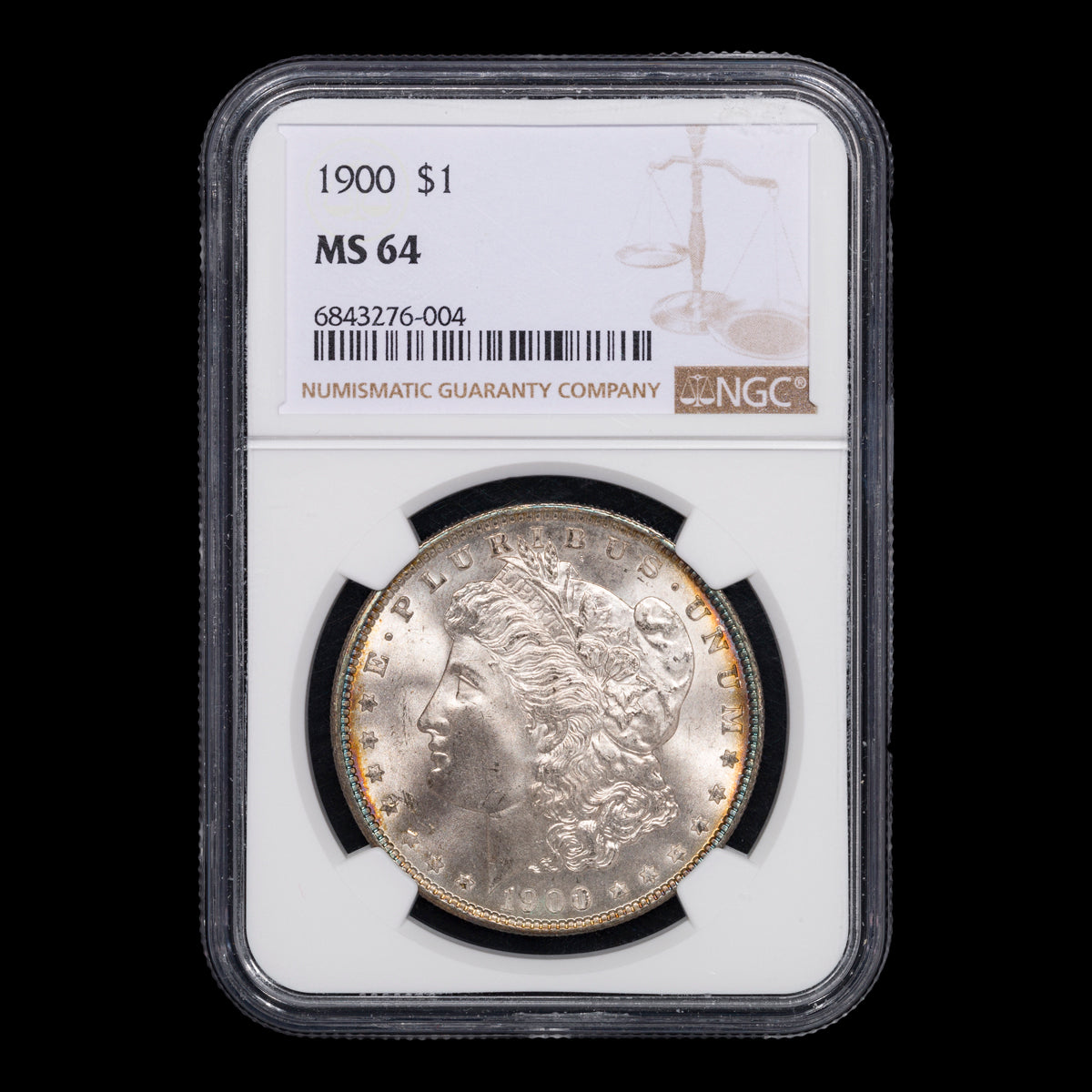 US $1 Morgan 1900 NGC MS-64