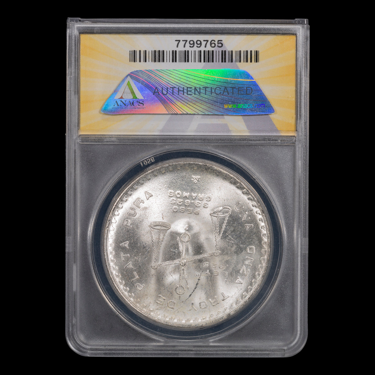 Mexico Silver Onza 1980 Mo MS-65