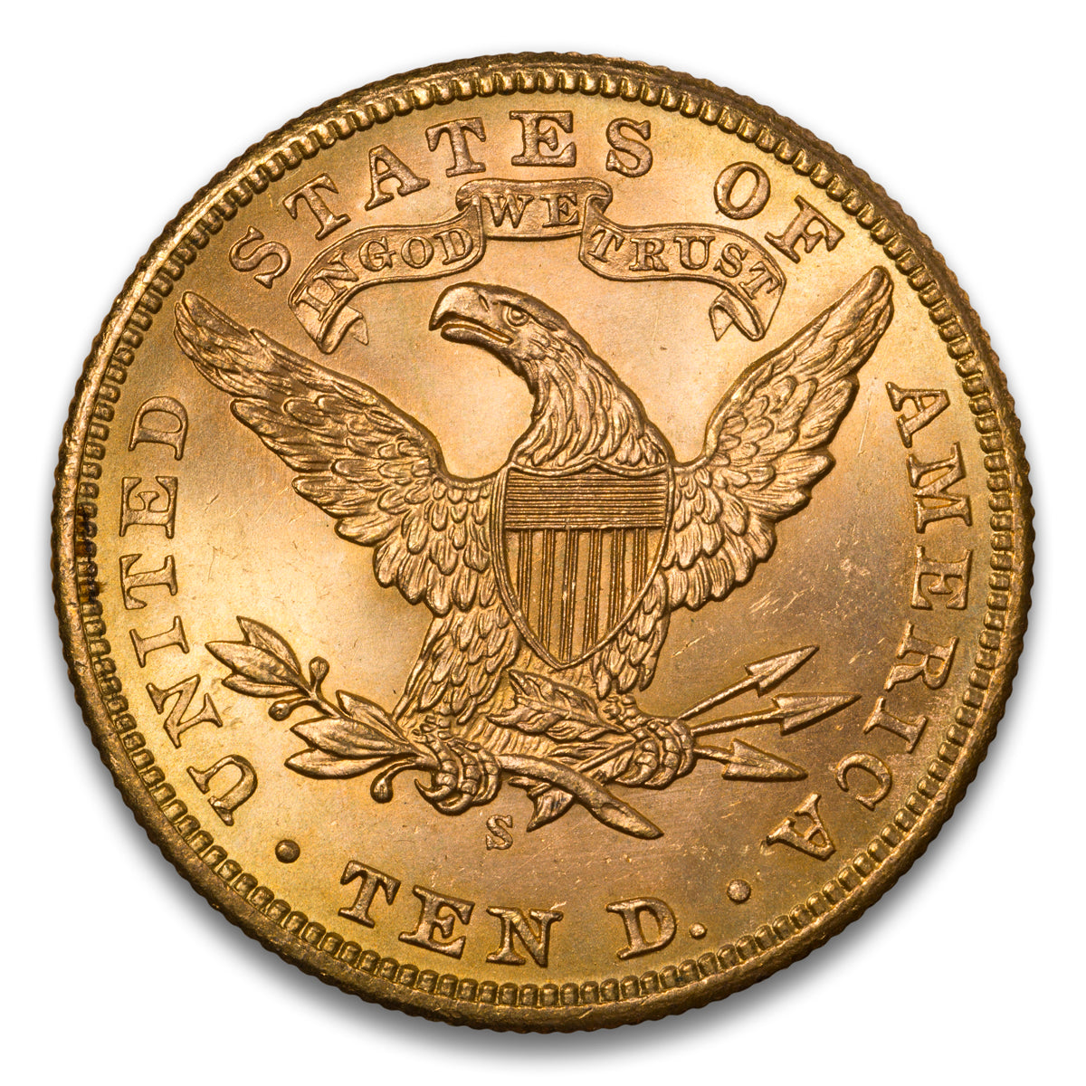 US $10 Gold 1901S MS-64
