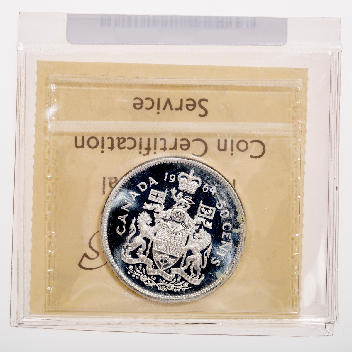 50 Cent 1964 ICCS PL-66 Heavy Cameo