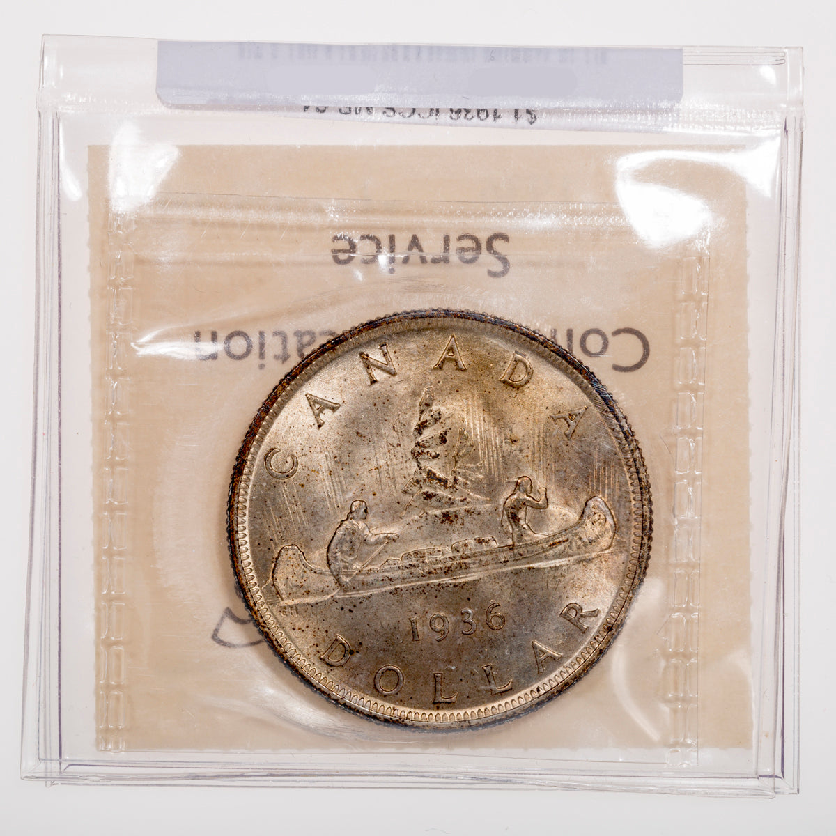 $1 1936 ICCS MS-64