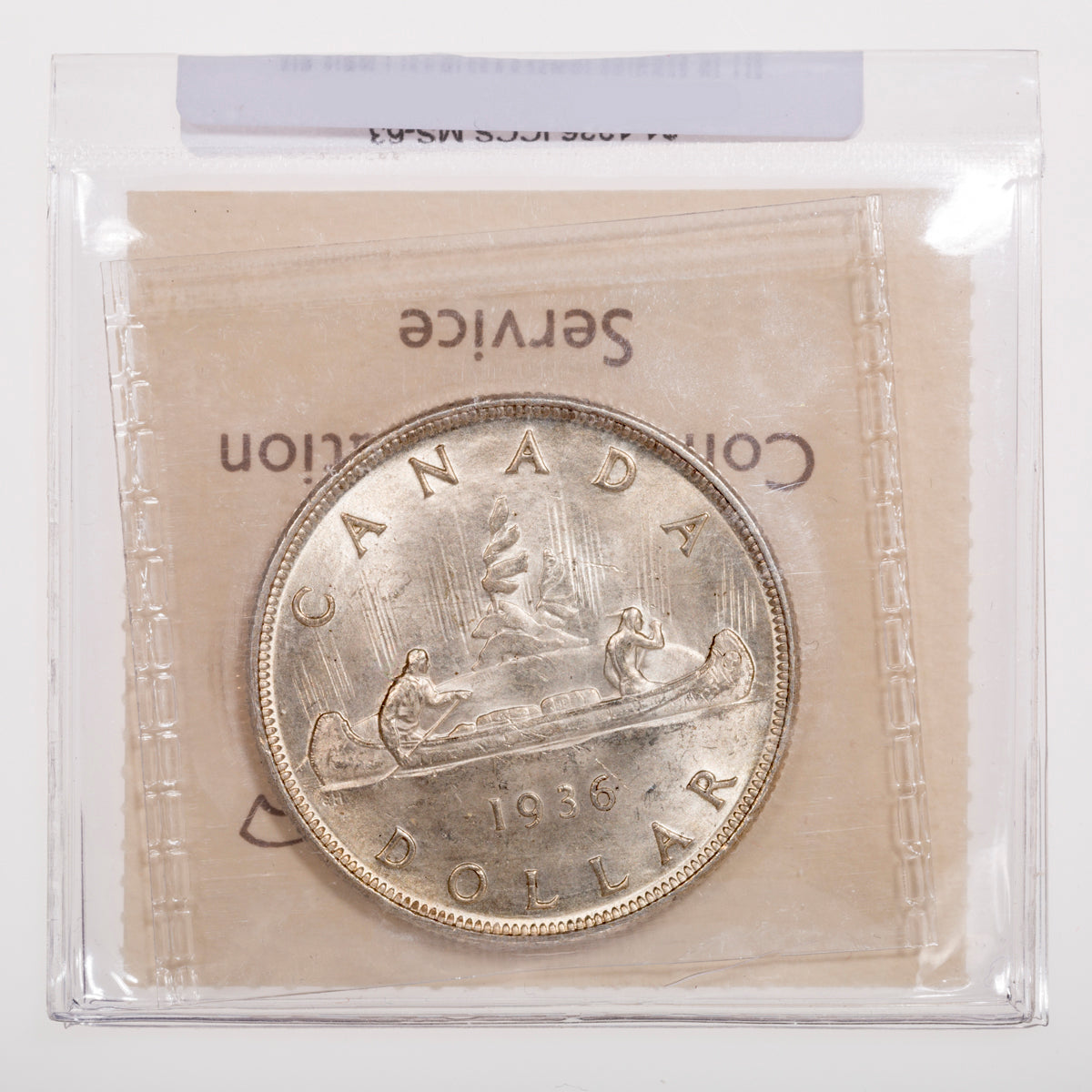 $1 1936 ICCS MS-63