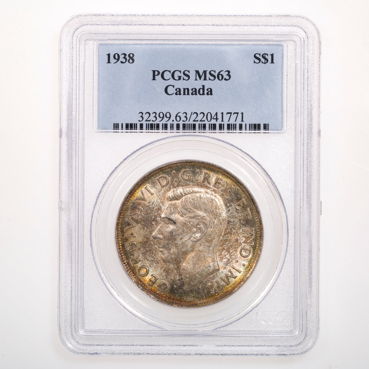 $1 1938 PCGS MS-63