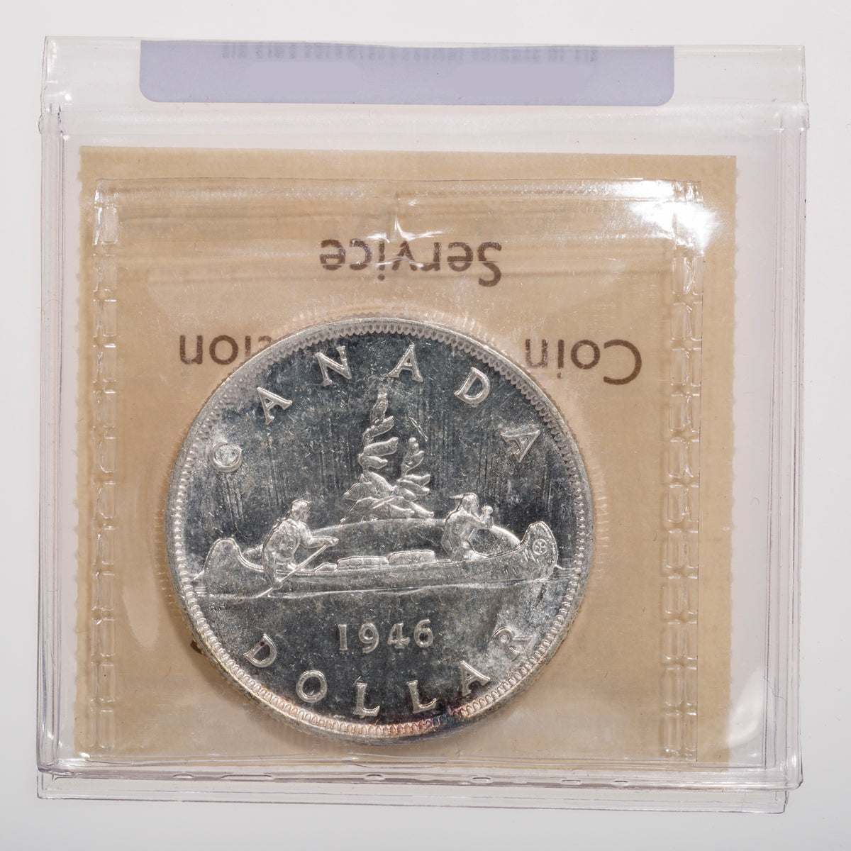 $1 1946 ICCS MS-60