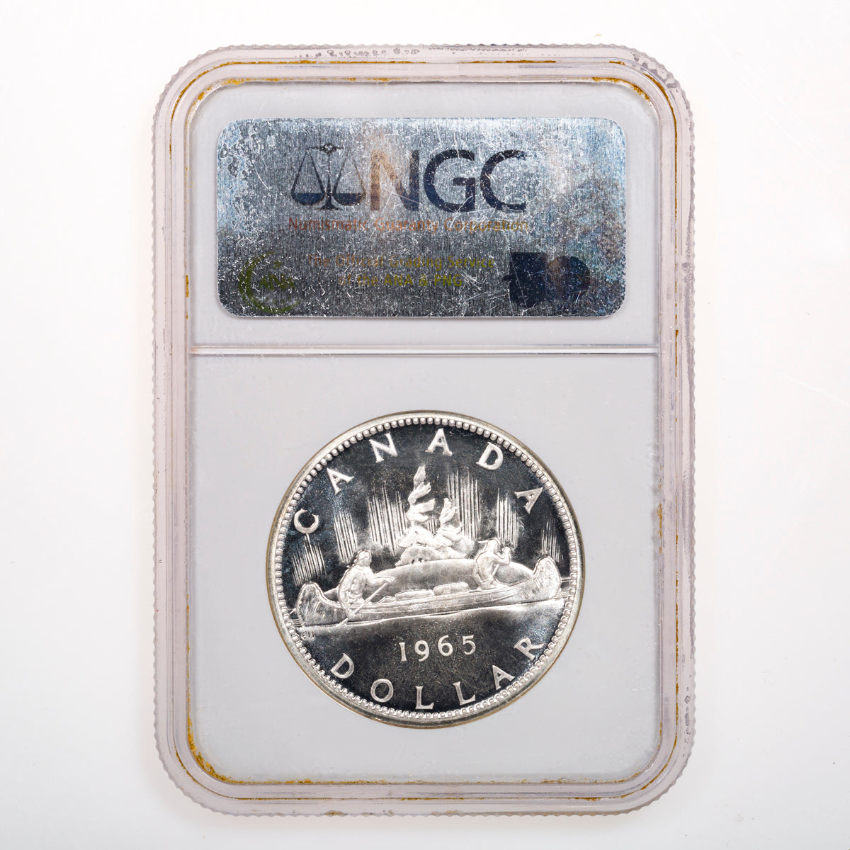 $1 1965 Type 1 Small Beads Pointed 5 NGC PL-66 Cameo