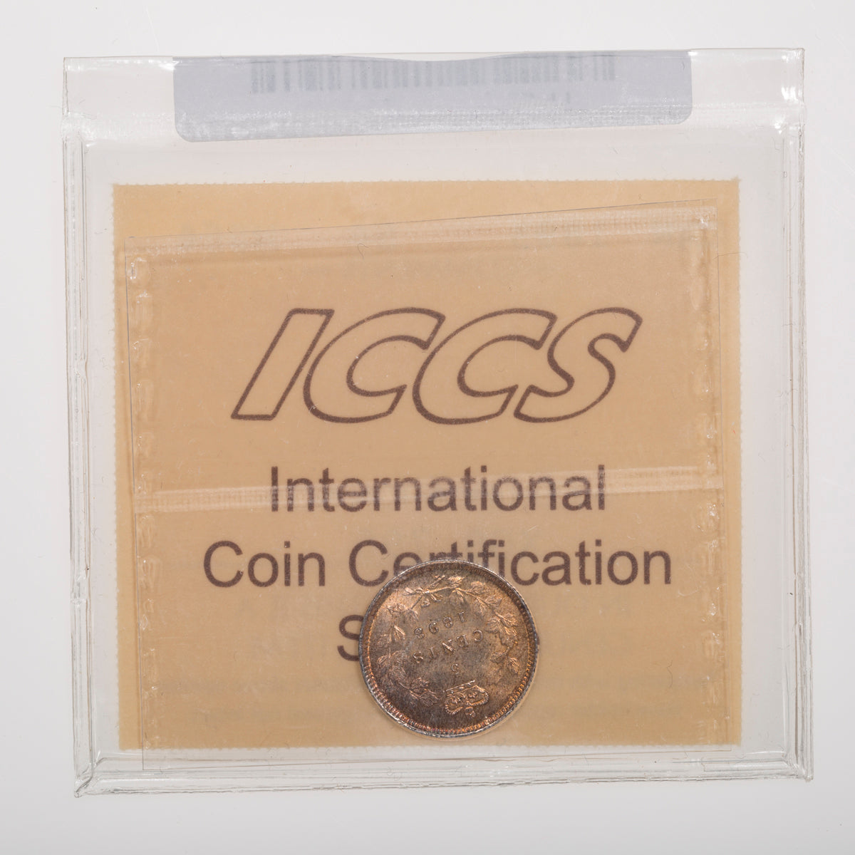5 Cent 1893 ICCS MS-64