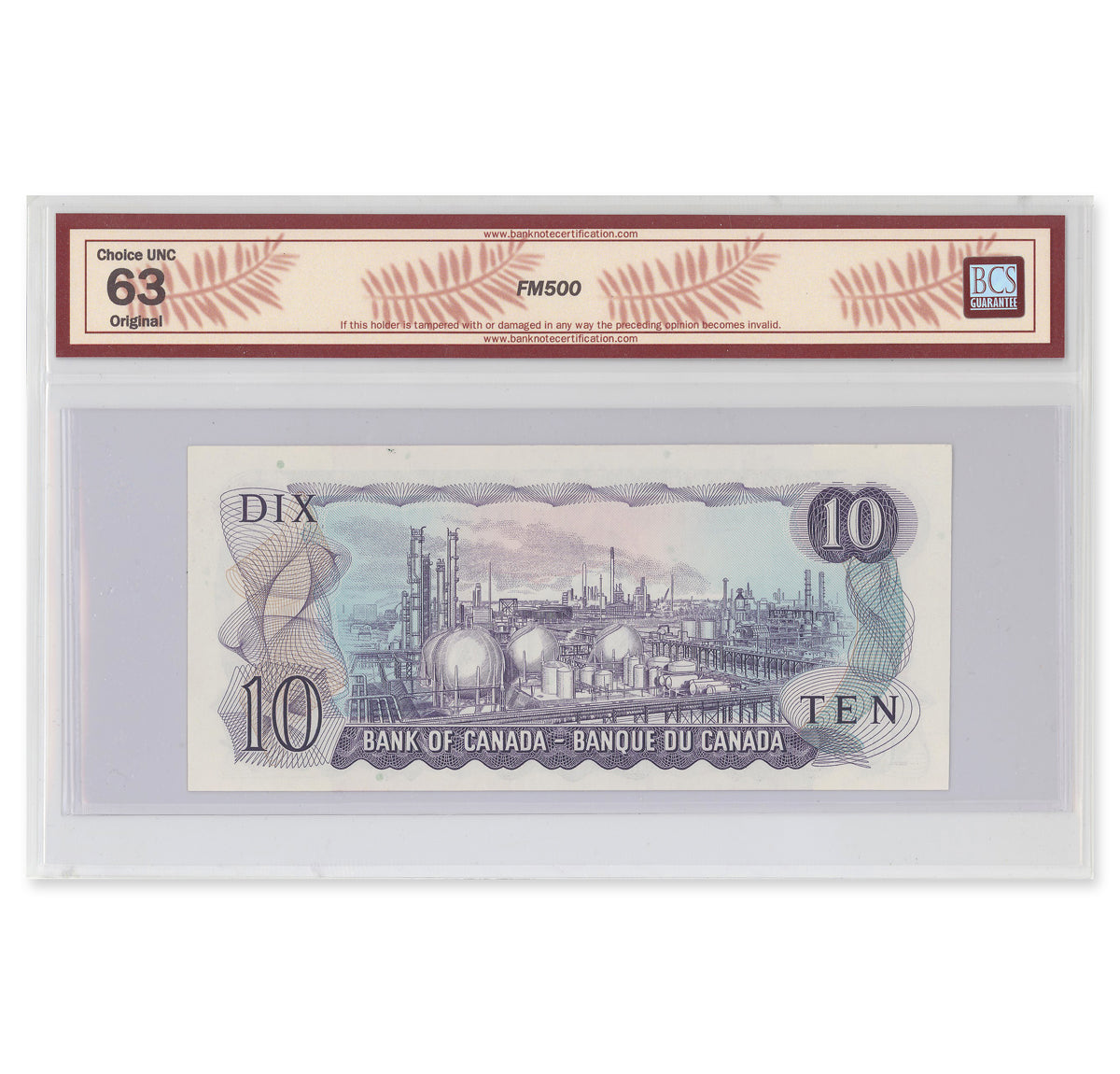$10 1971 BC-49bA Replacement Bouey-Rasminsky Prefix *DK BCS CUNC-63 Original