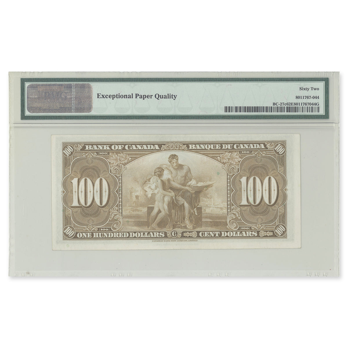 $100 1937 BC-27c Coyne-Towers Prefix B/J PMG UNC-62 EPQ