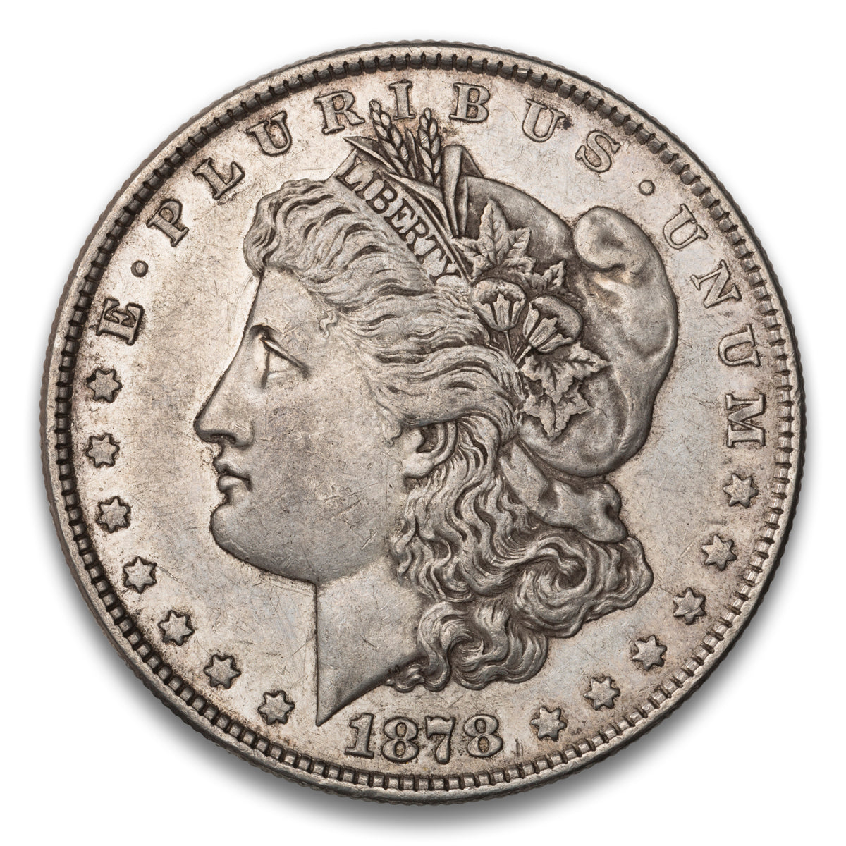 US $1 Morgan 1878 8TF VAM 12 EF-45