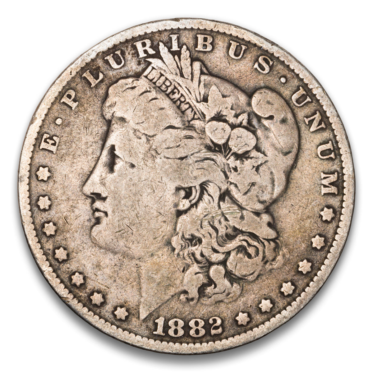 US $1 Morgan 1882O O/S Strong TOP 100 VAM 3 O/S Flush F-12