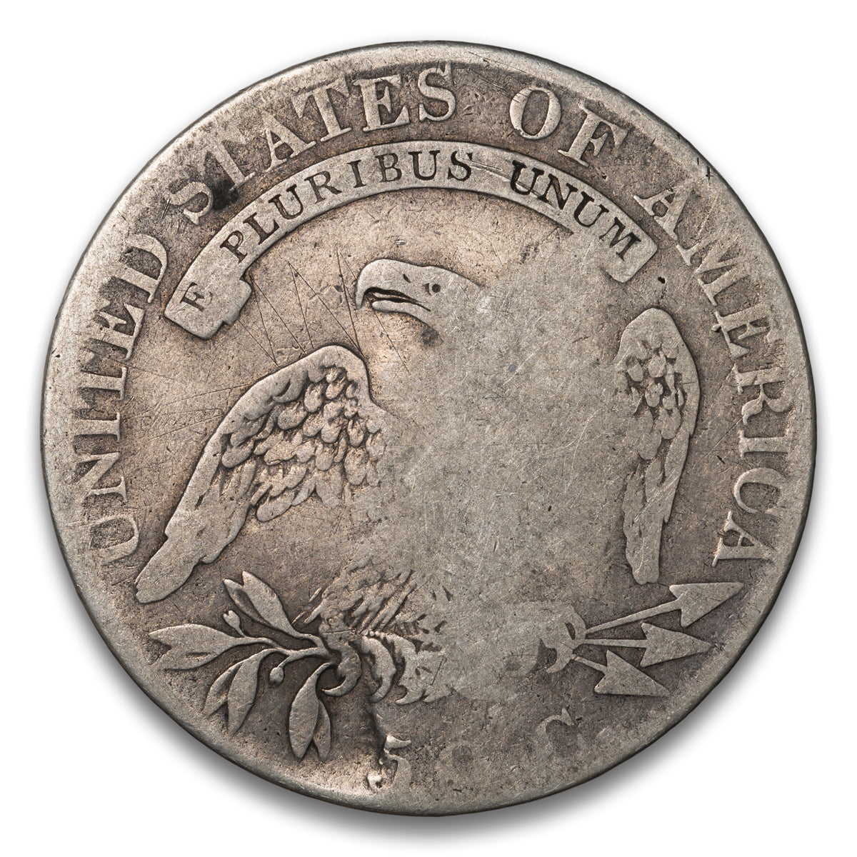 US 50 Cent Capped Bust Lettered Edge 1819 O-111 Non-Certified G-6