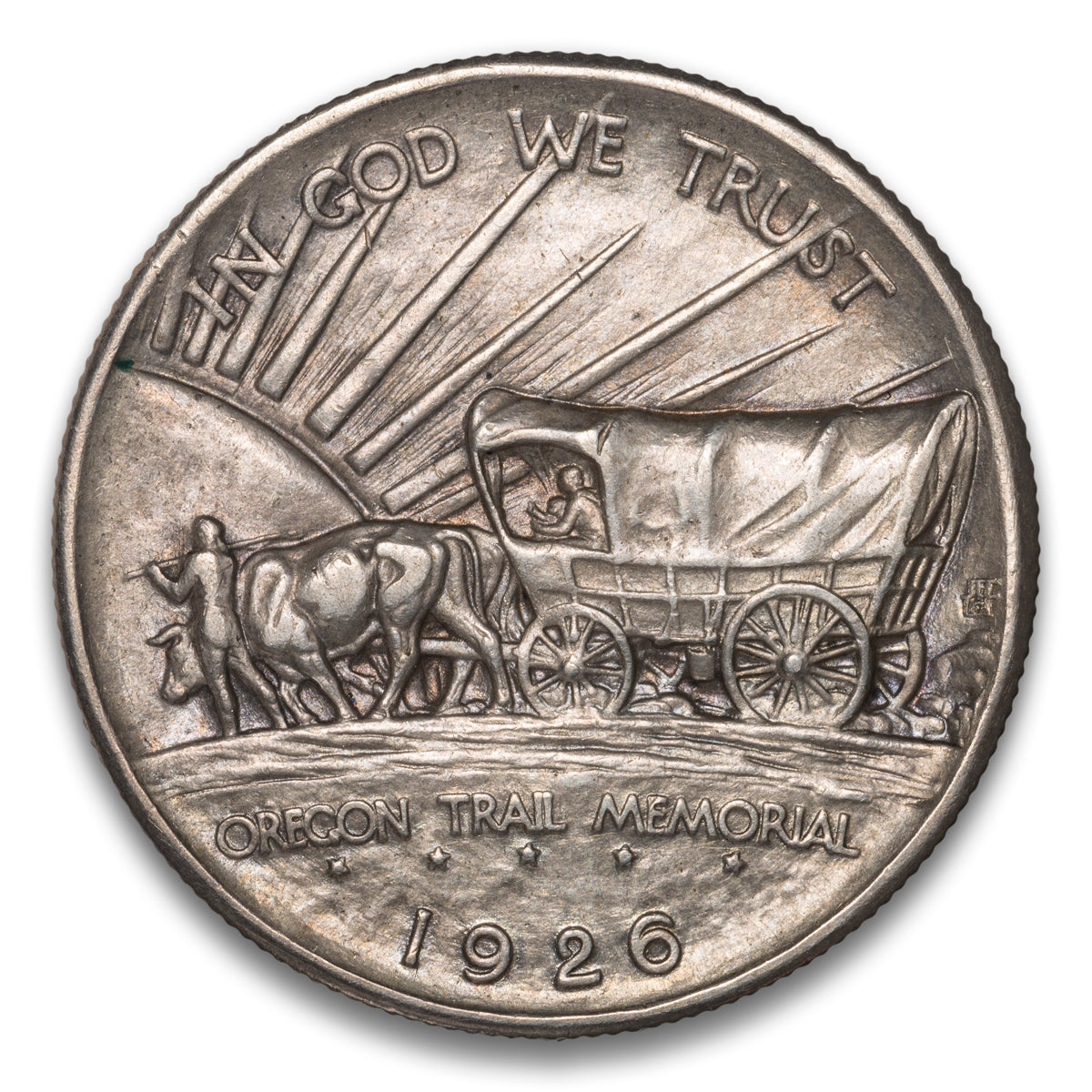 US 50 Cent Commemorative 1926 Oregon Non-Certified AU-50