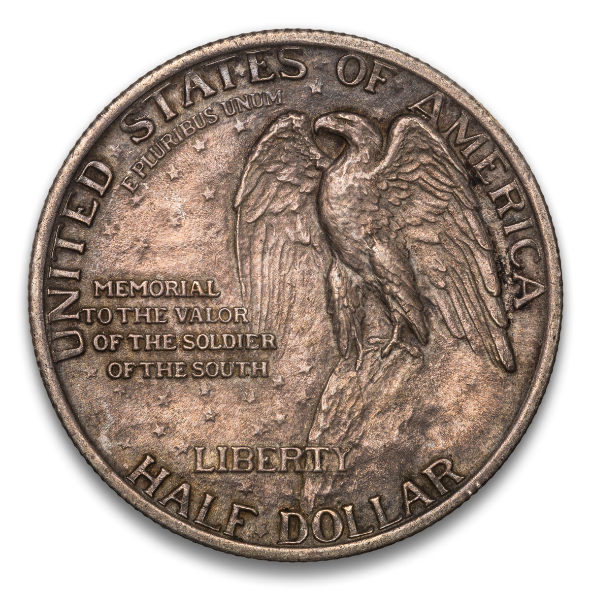 US 50 Cent Commemorative 1925 Stone Mountain Non-Certified AU-58