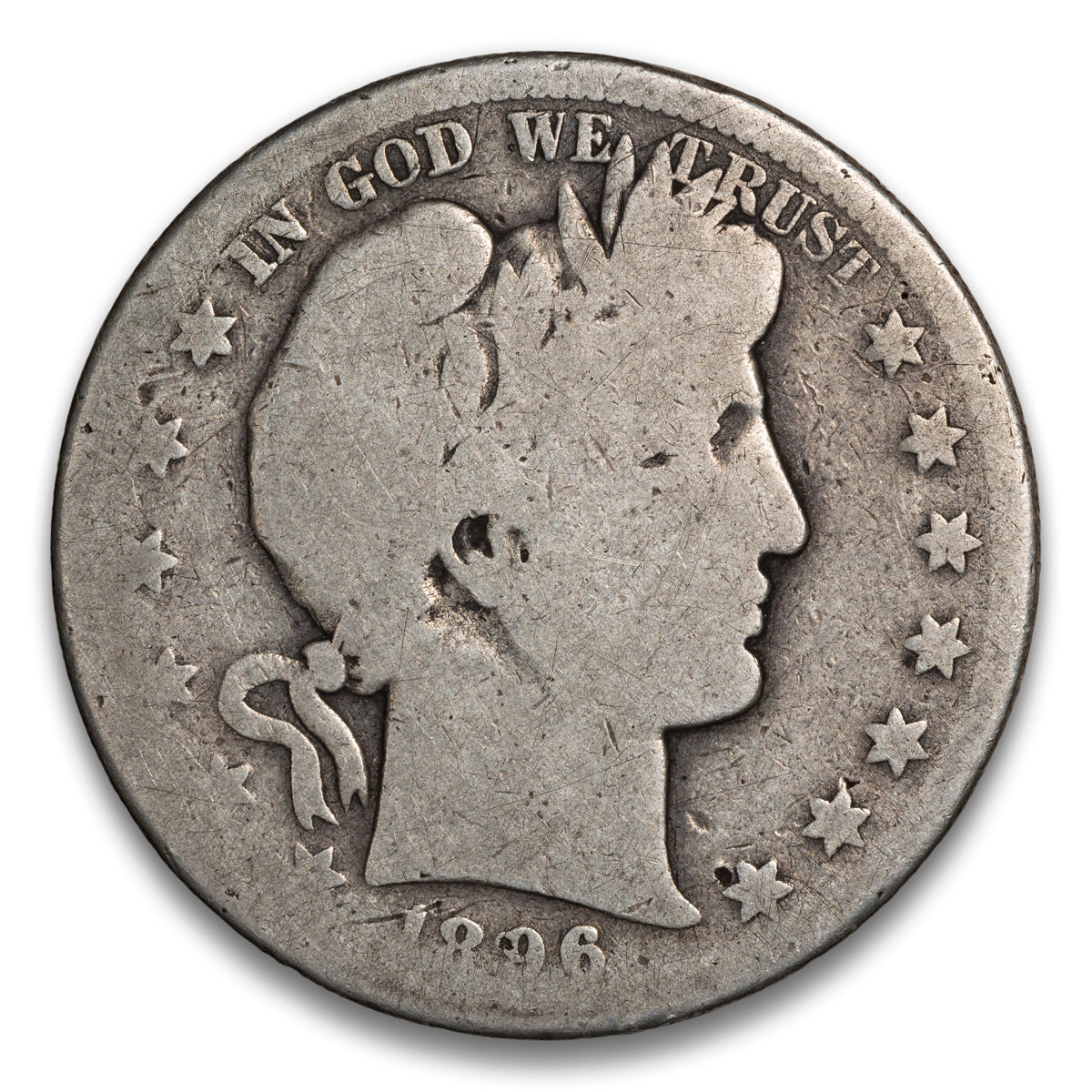 US 50 Cent Barber 1896S FR-2