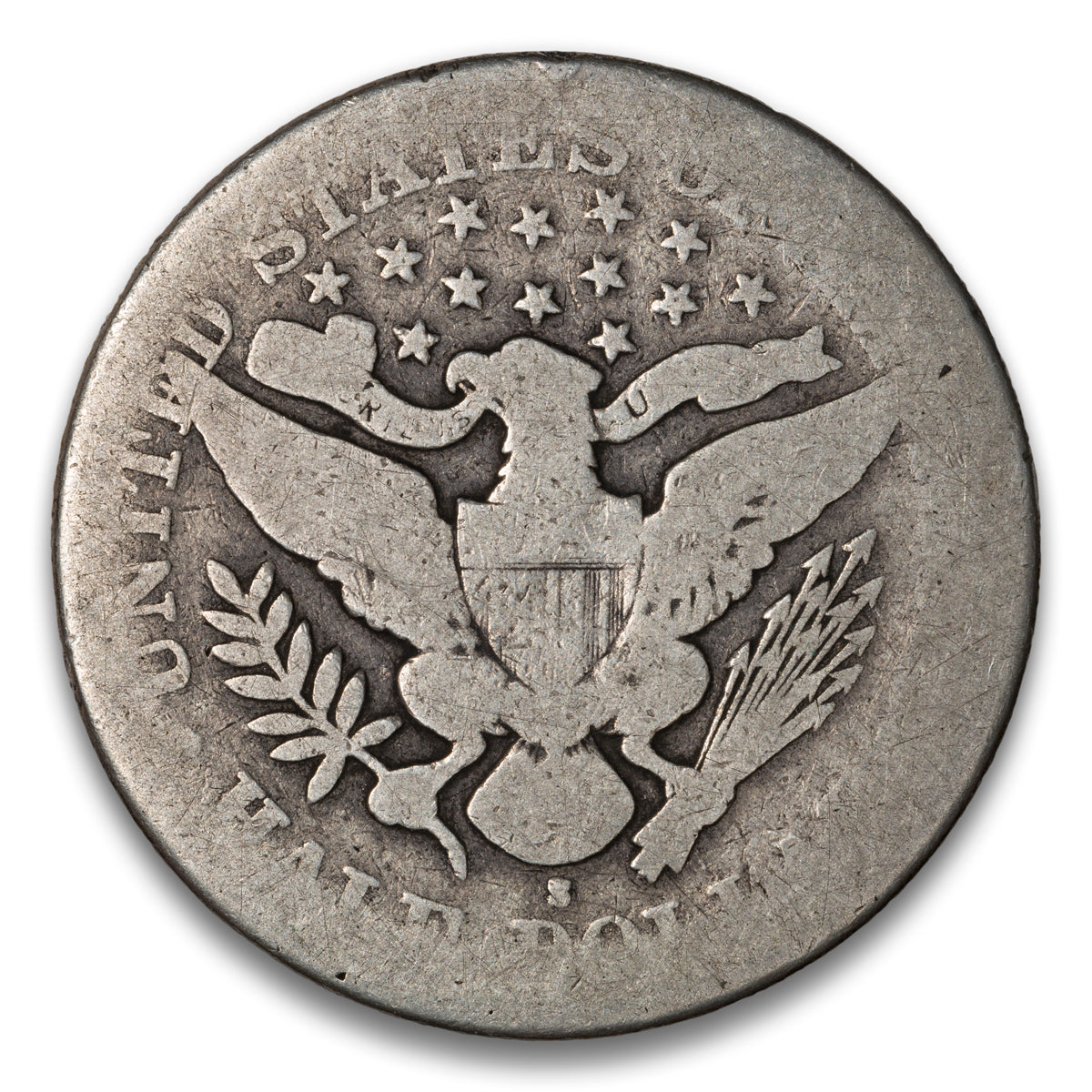 US 50 Cent Barber 1896S FR-2