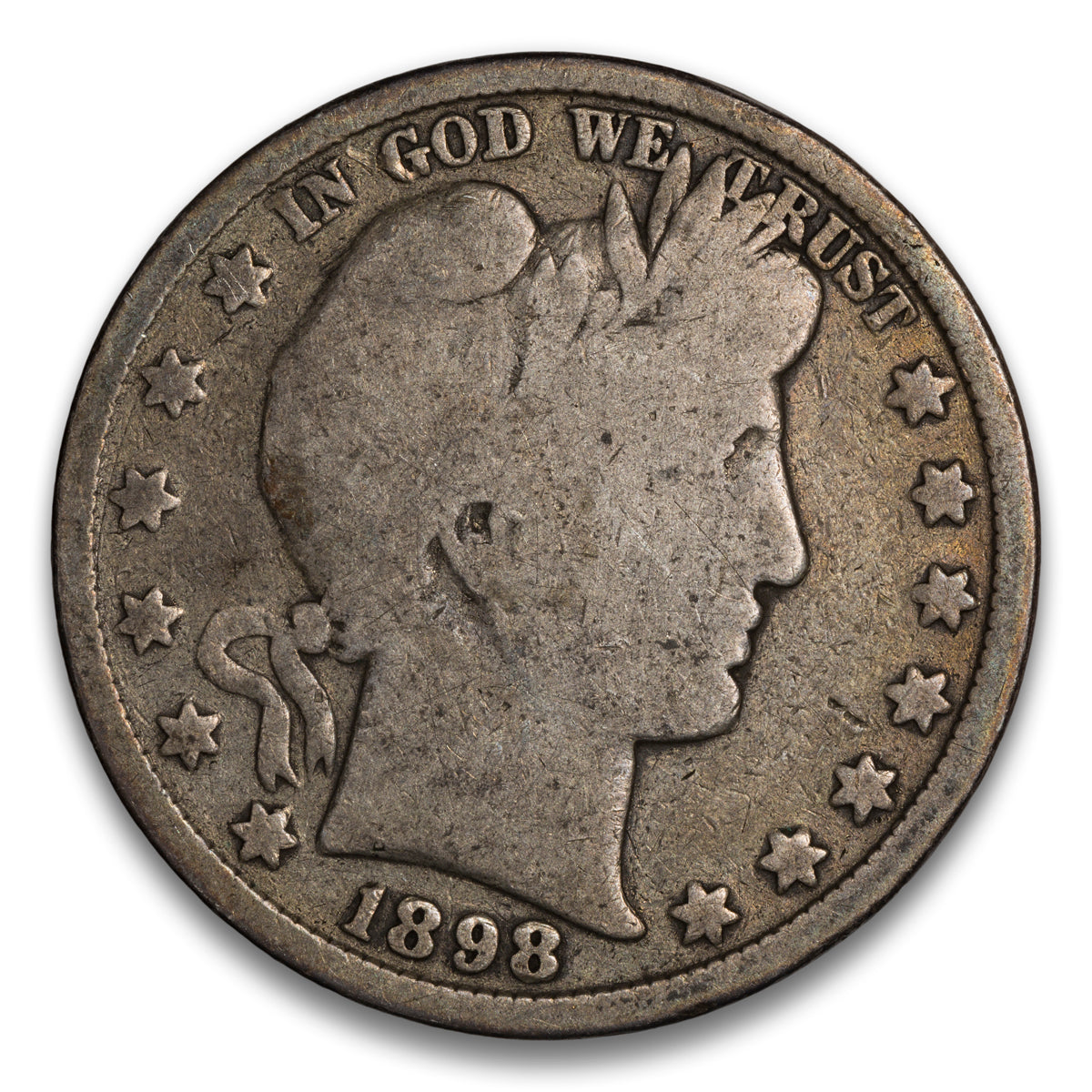 US 50 Cent Barber 1898 G-6