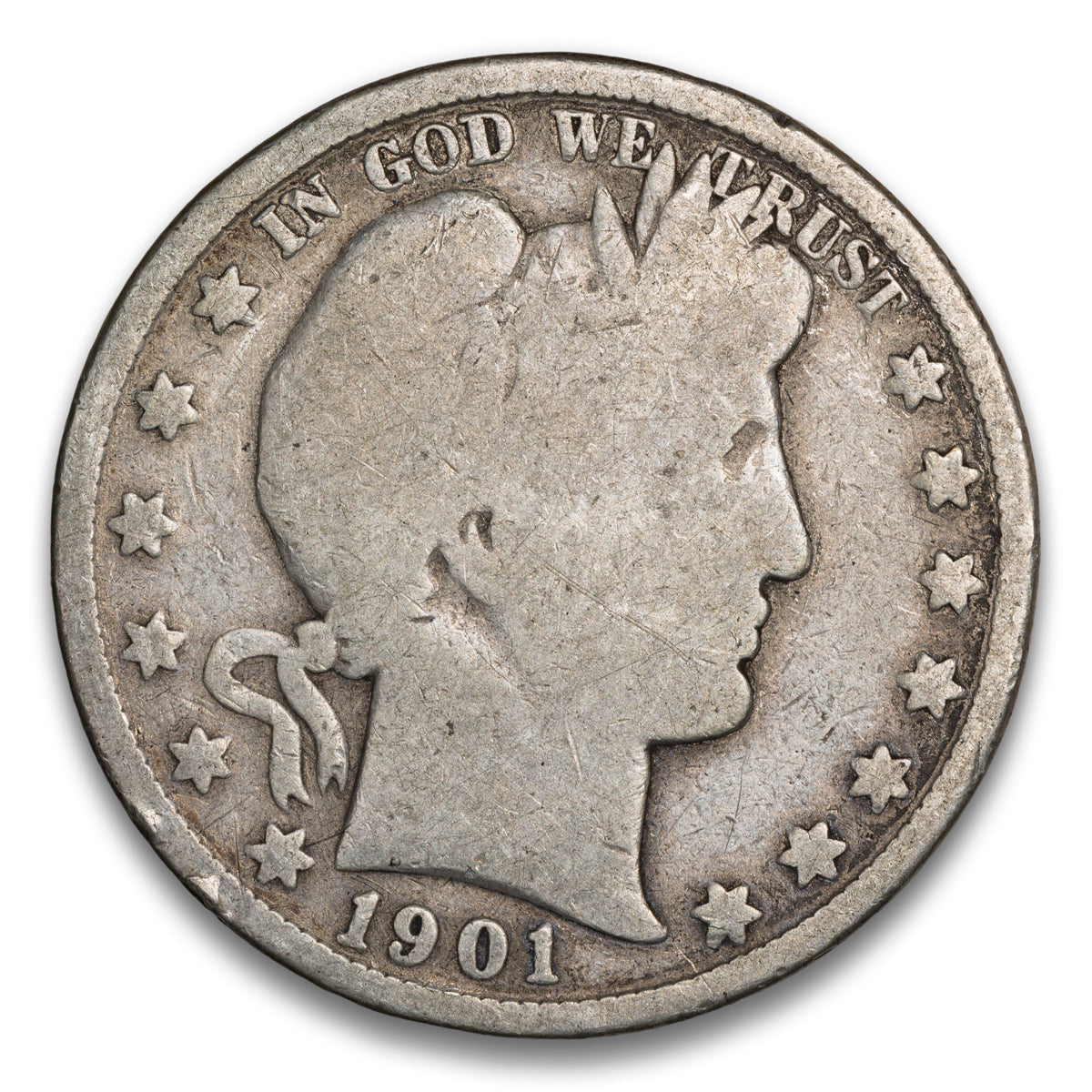 US 50 Cent Barber 1901 G-4