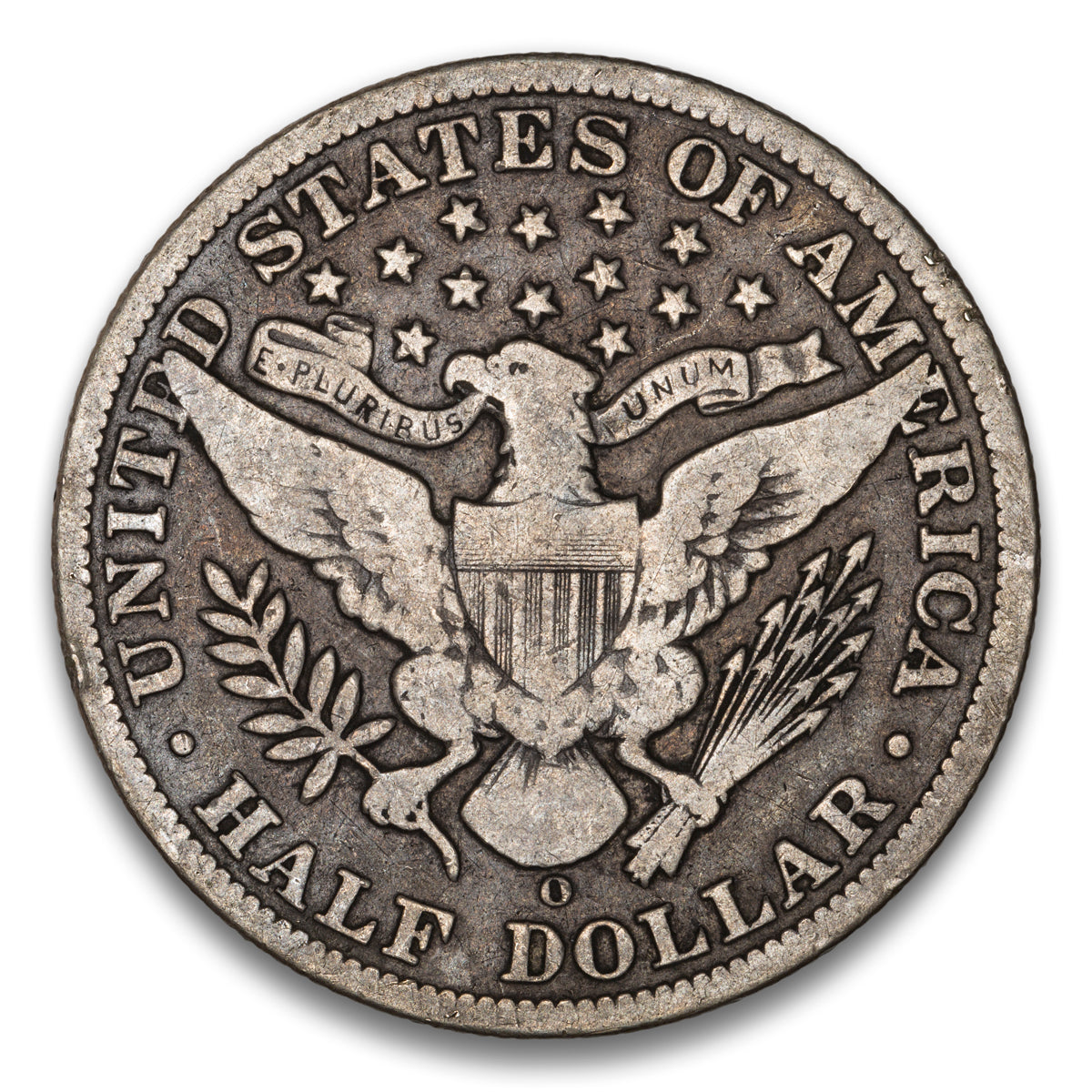 US 50 Cent Barber 1904O VG-10