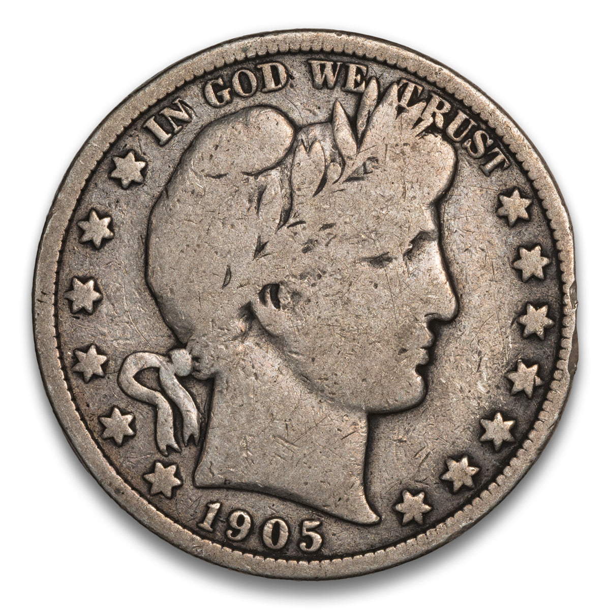 US 50 Cent Barber 1905 VG-8