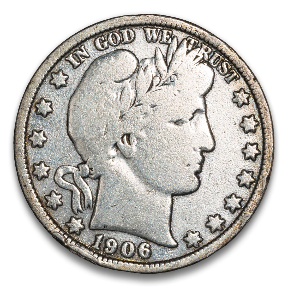 US 50 Cent Barber 1906 VG-8