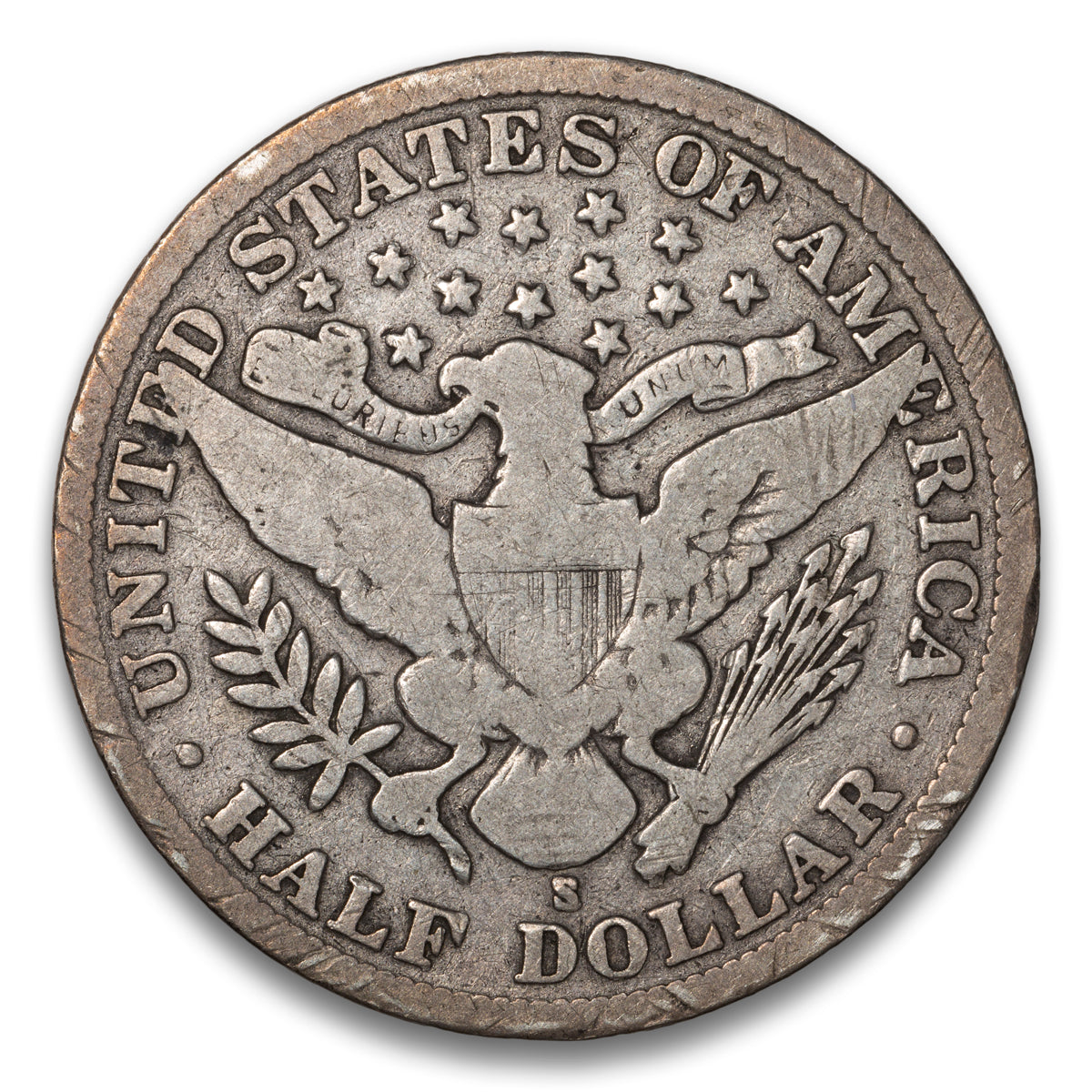 US 50 Cent Barber 1907S G-6