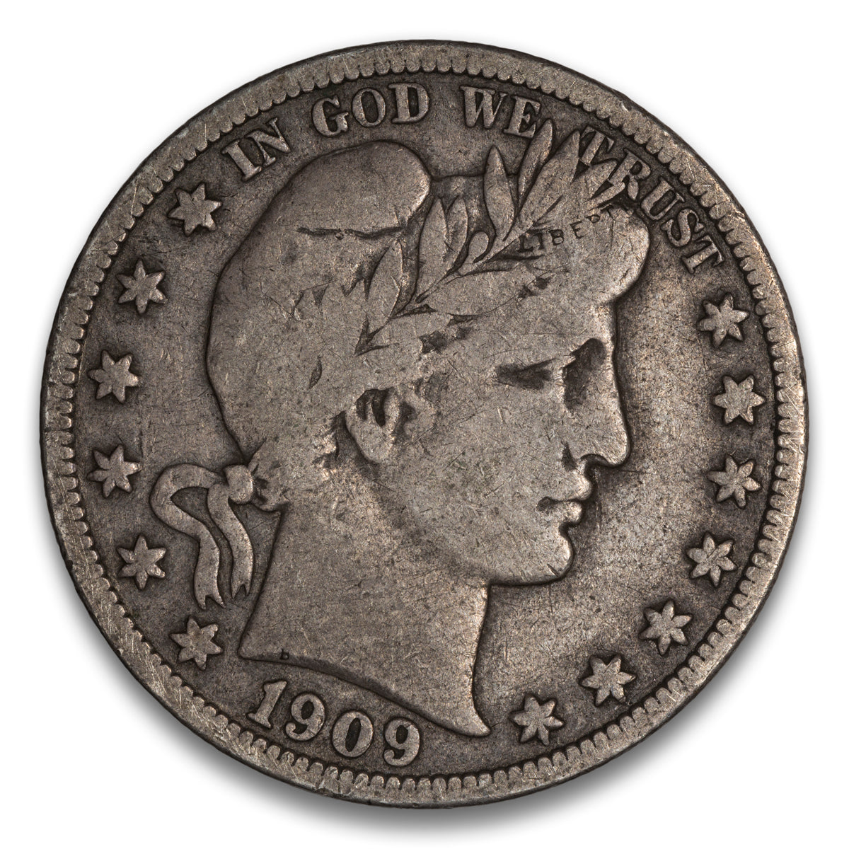 US 50 Cent Barber 1909 F-12