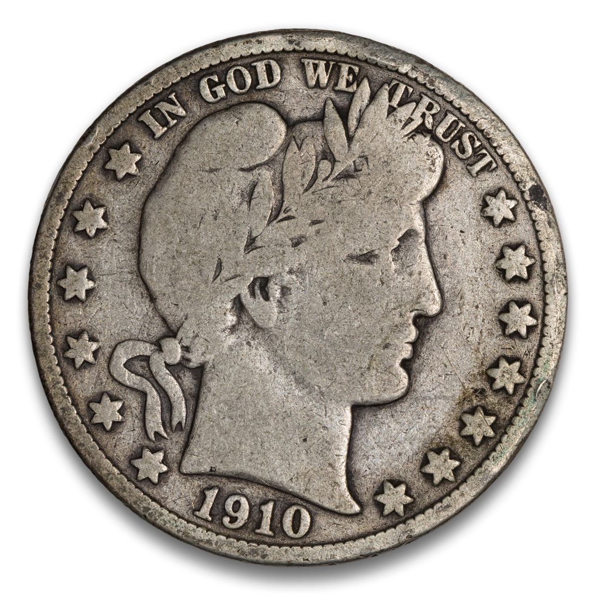 US 50 Cent Barber 1910S VG-8