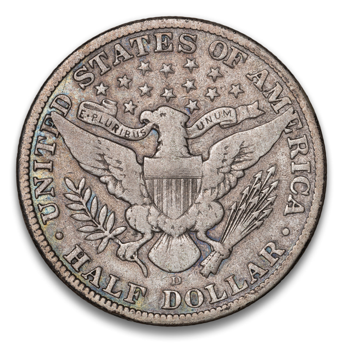 US 50 Cent Barber 1913D VG-10