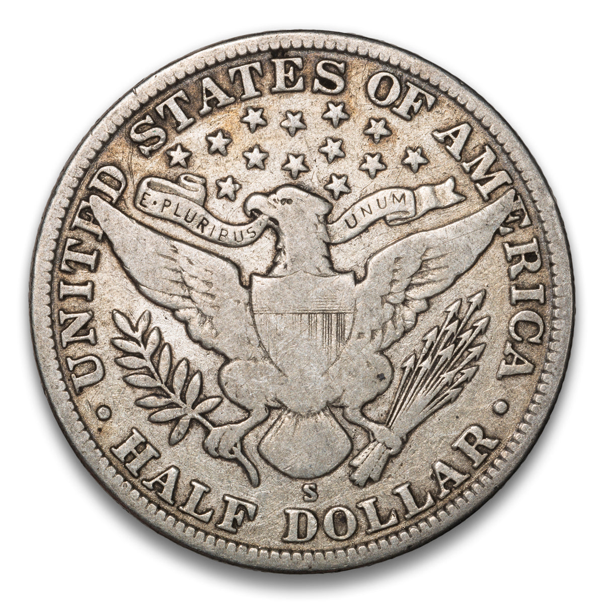 US 50 Cent Barber 1915S F-12