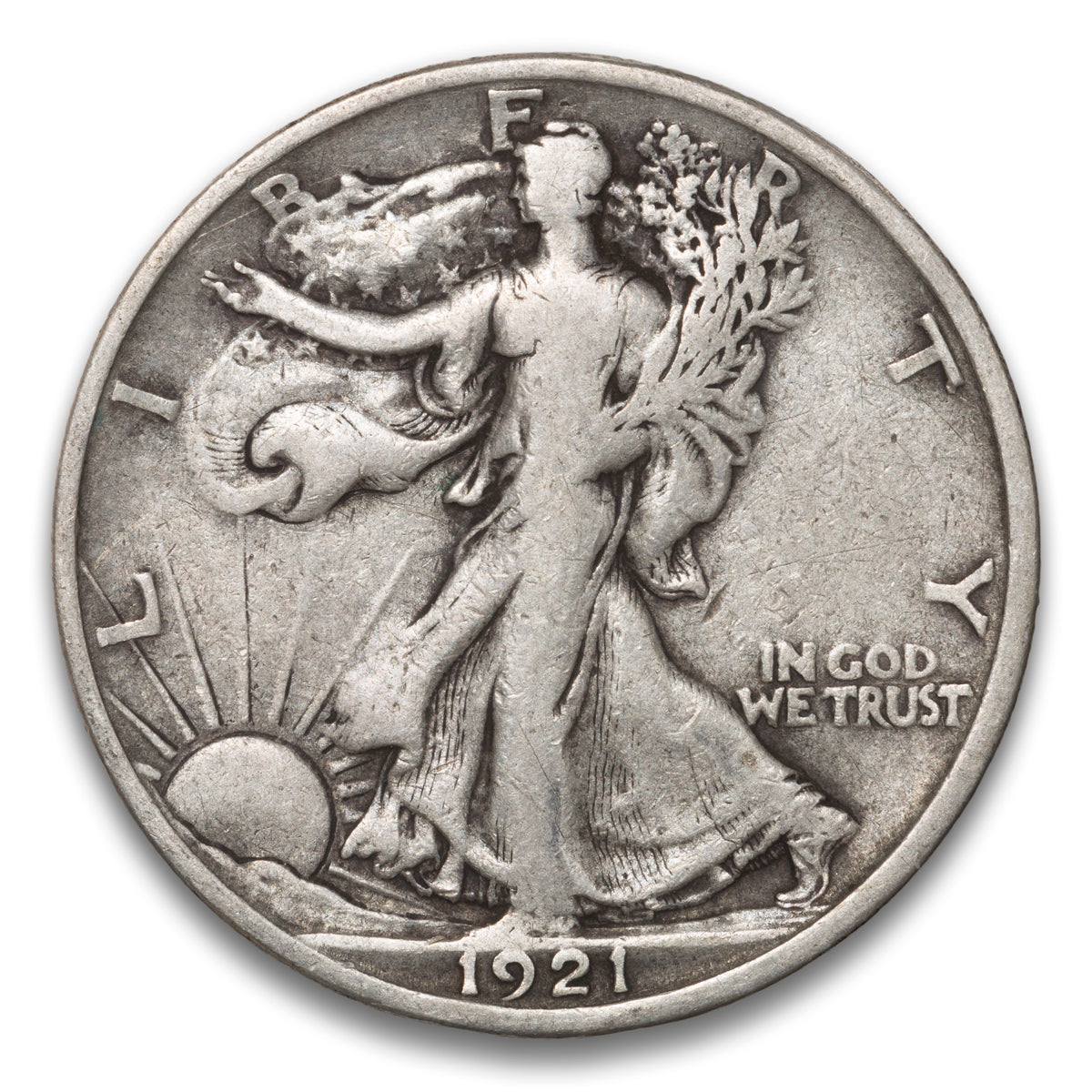 US 50 Cent Walking 1921S F-12