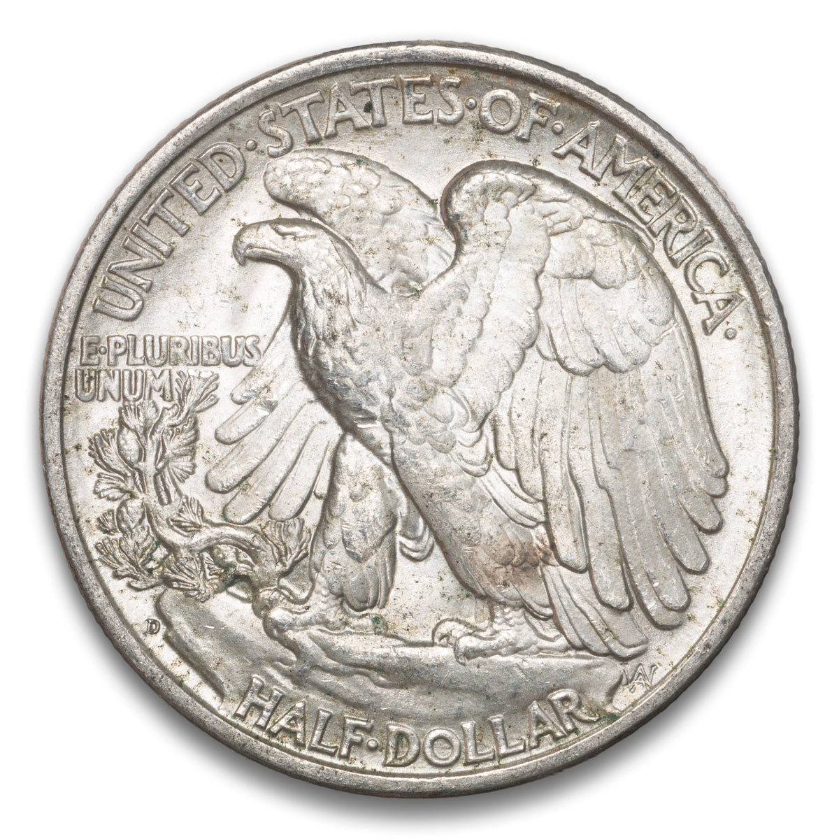 US 50 Cent Walking 1936D AU-53