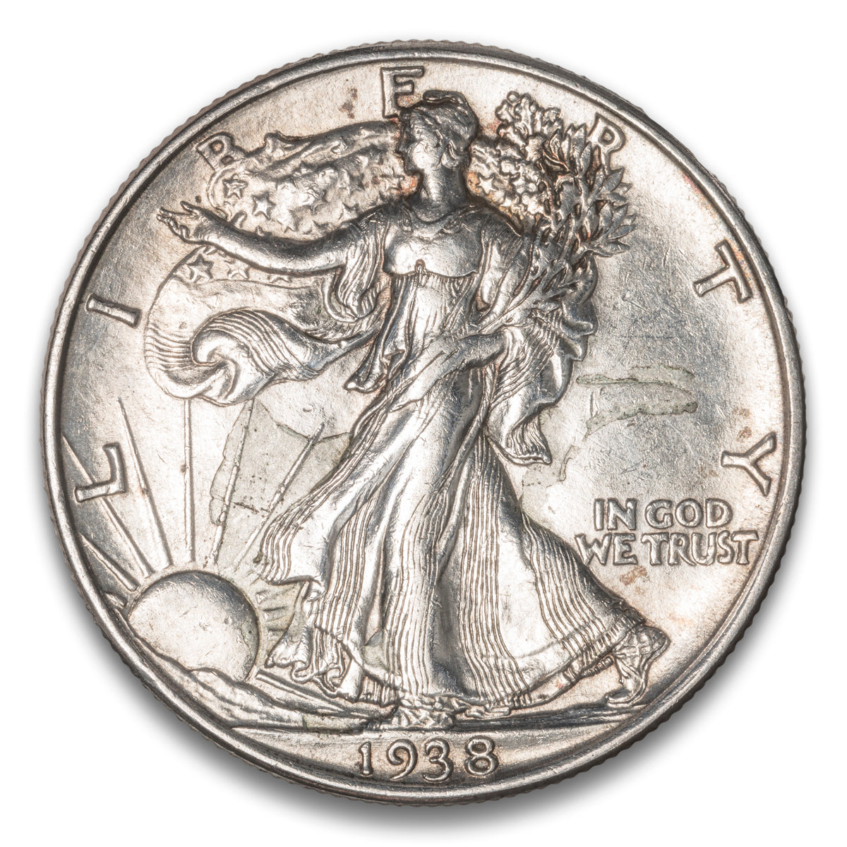 US 50 Cent Walking 1938 AU-50