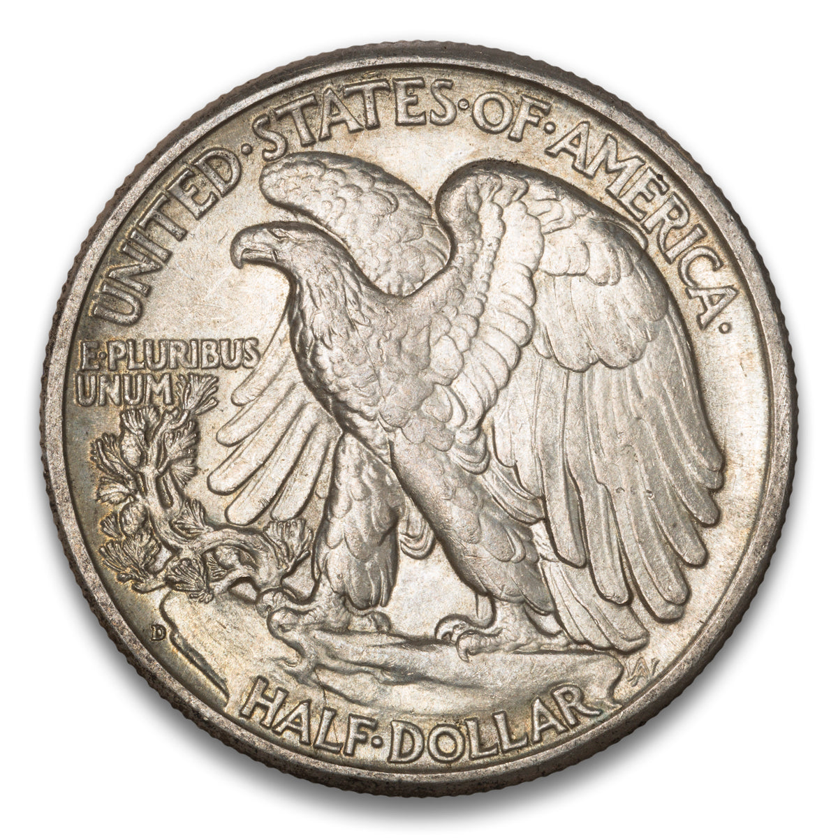 US 50 Cent Walking 1942D AU-55