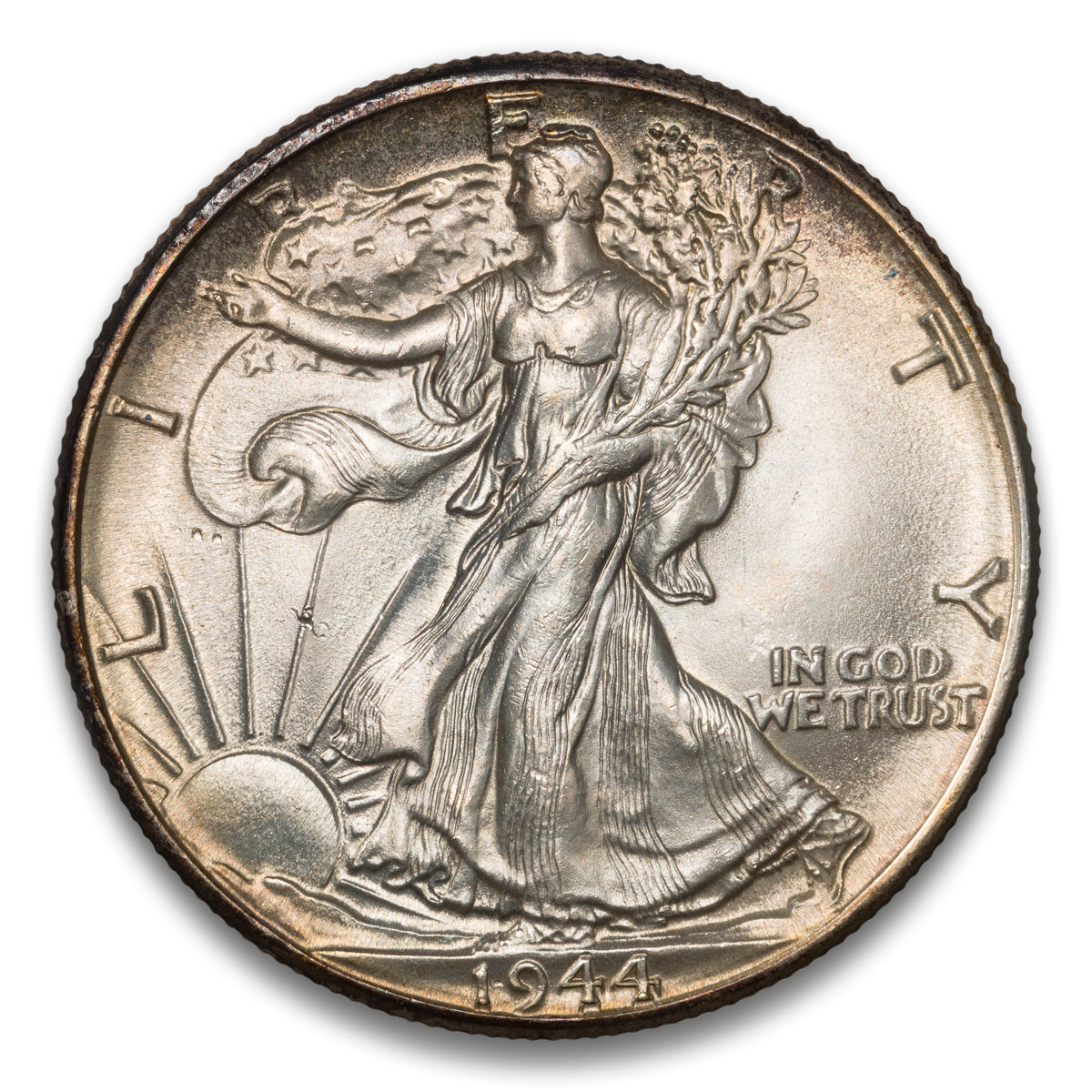 US 50 Cent Walking 1944 MS-63