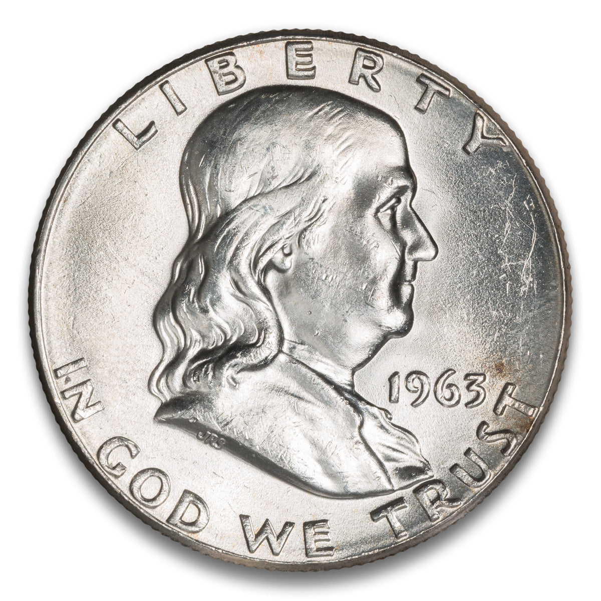 US 50 Cent Franklin 1963 MS-64
