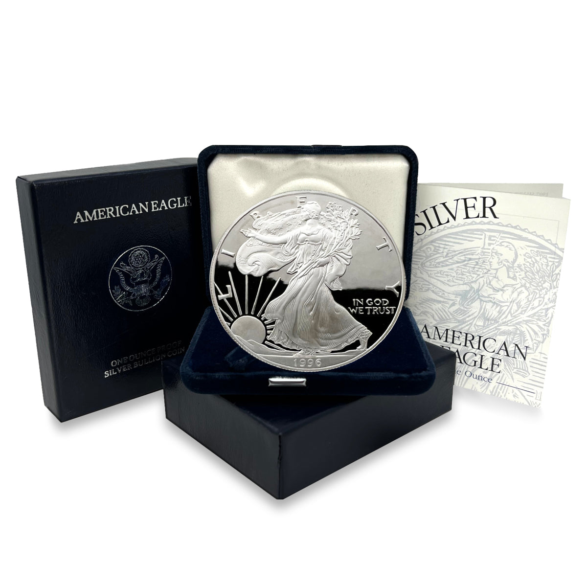 US 1996P $1 American Eagle - Pure Silver Bullion Coin