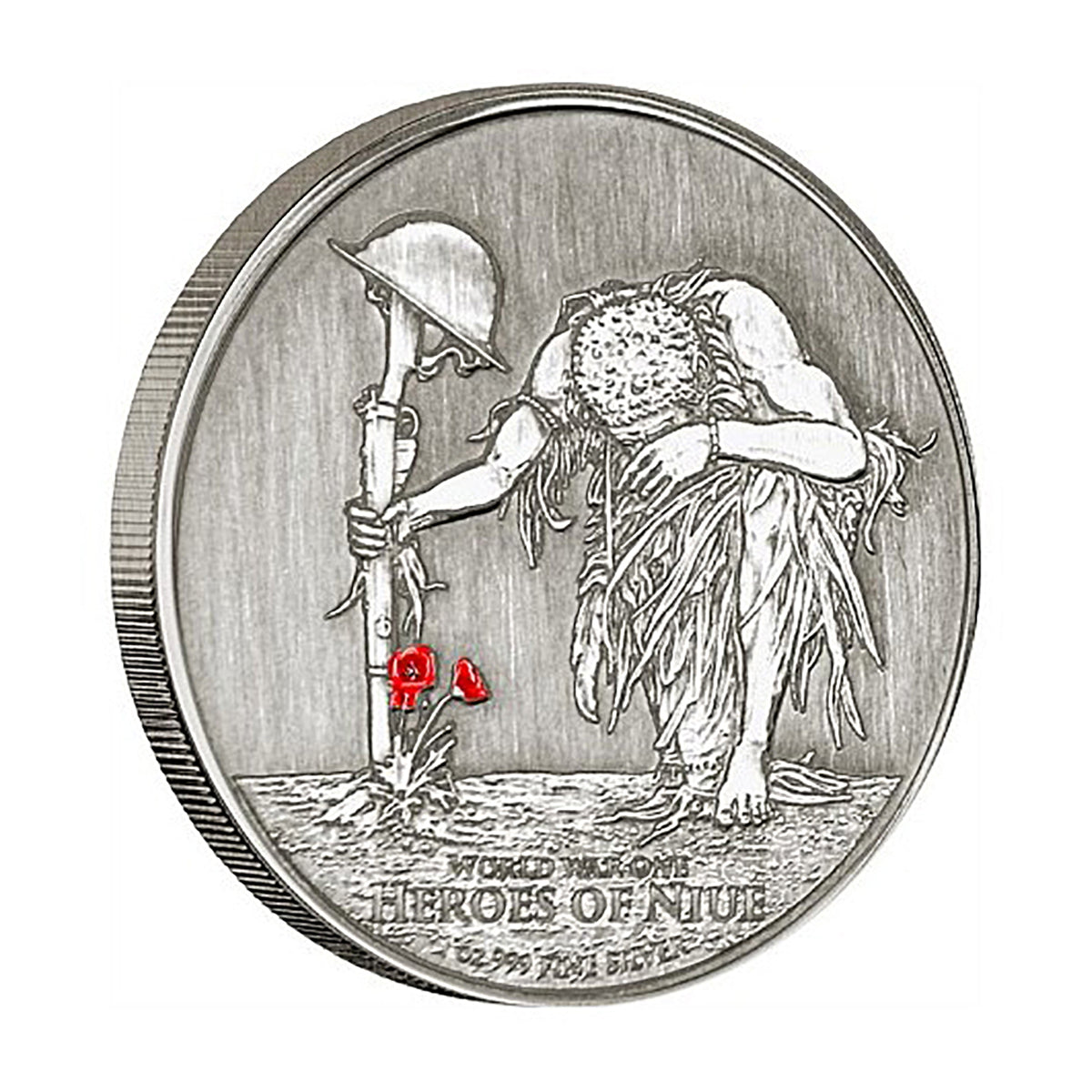 2015 $2 World War One Heroes of Niue - Pure Silver Coin