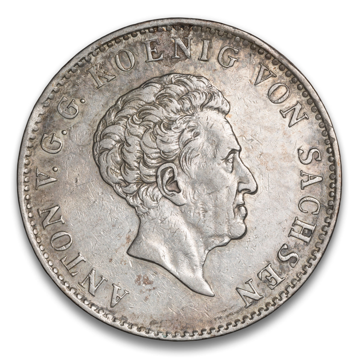 Saxony-Albertine German State Silver 1 Thaler 1832