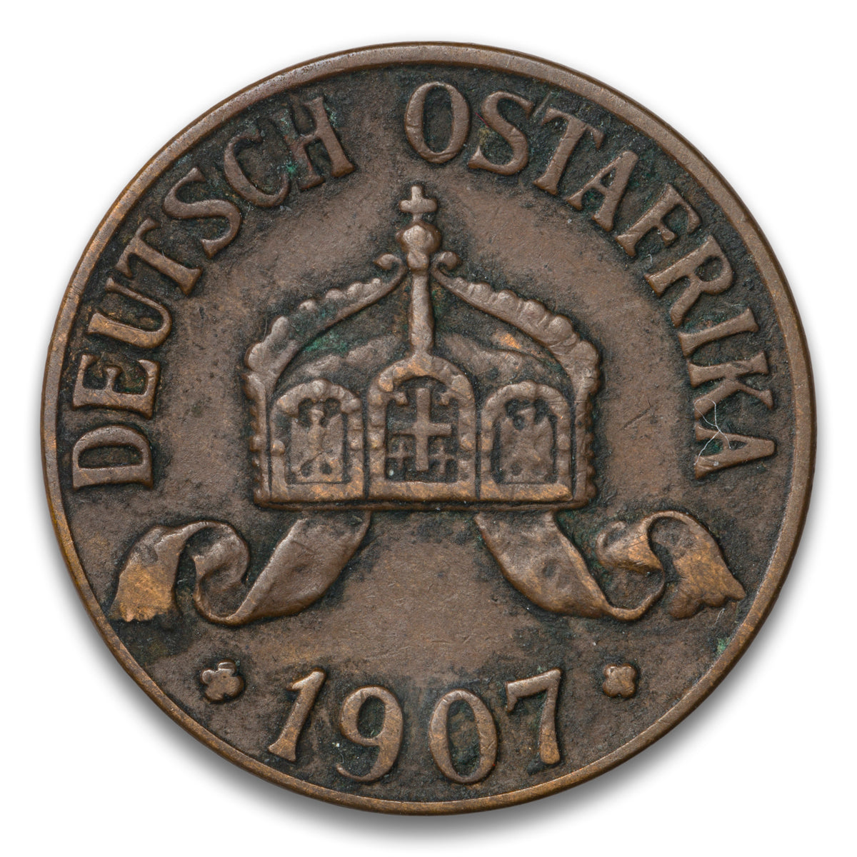 German East Africa Base 1 Heller 1907 J