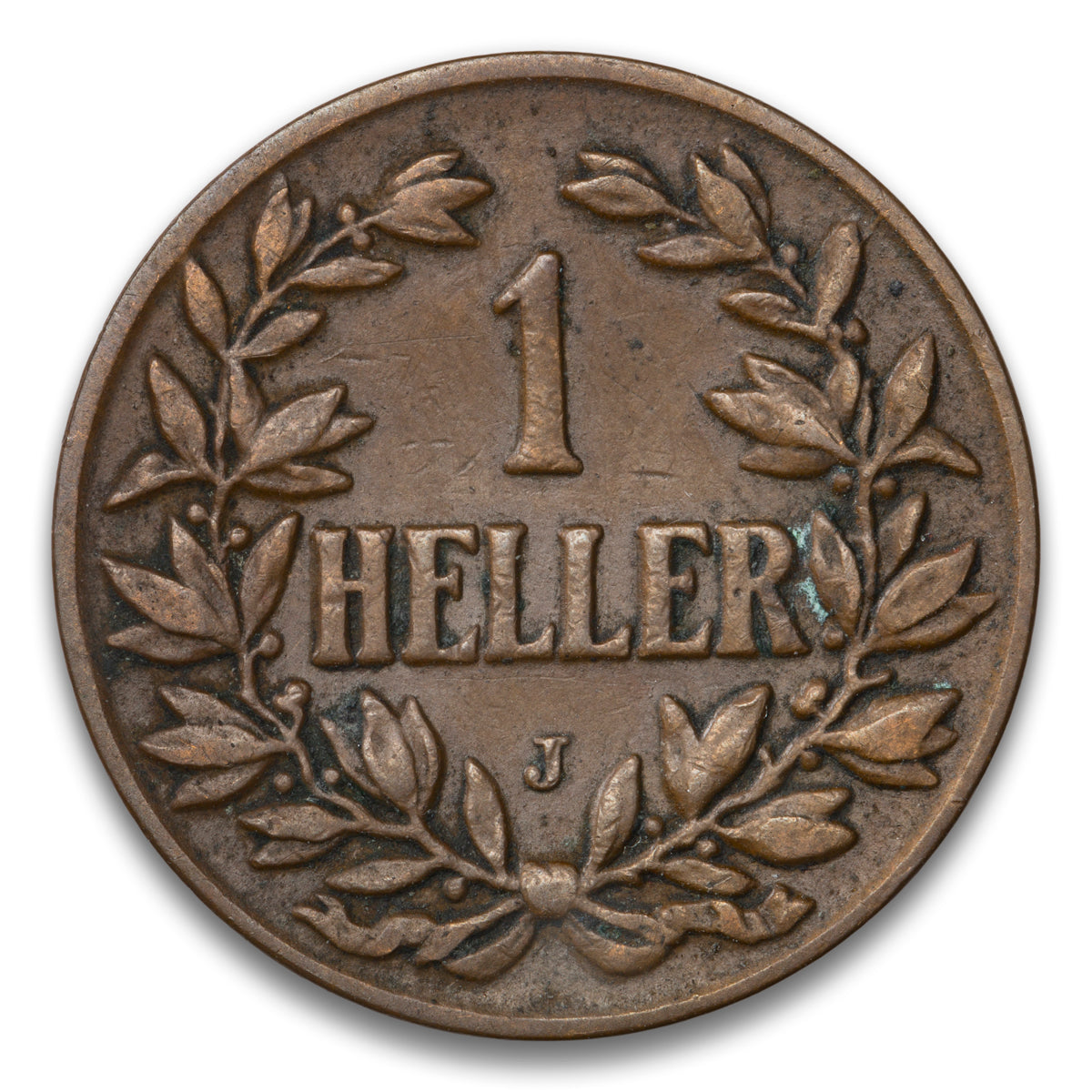 German East Africa Base 1 Heller 1908 J