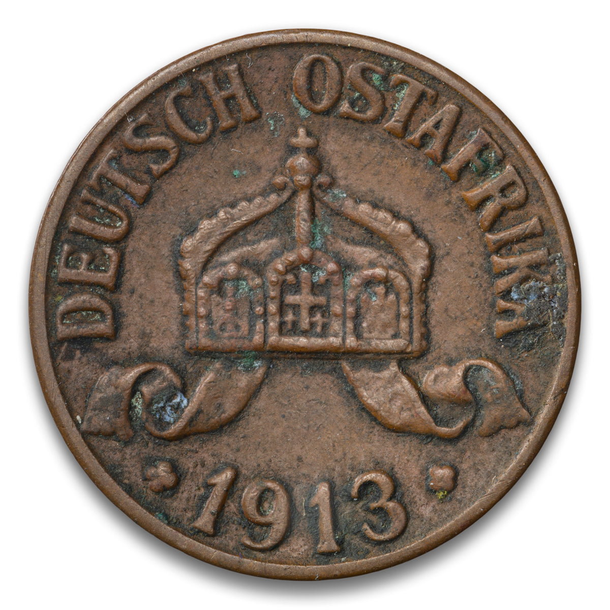 German East Africa Base 1 Heller 1913 J