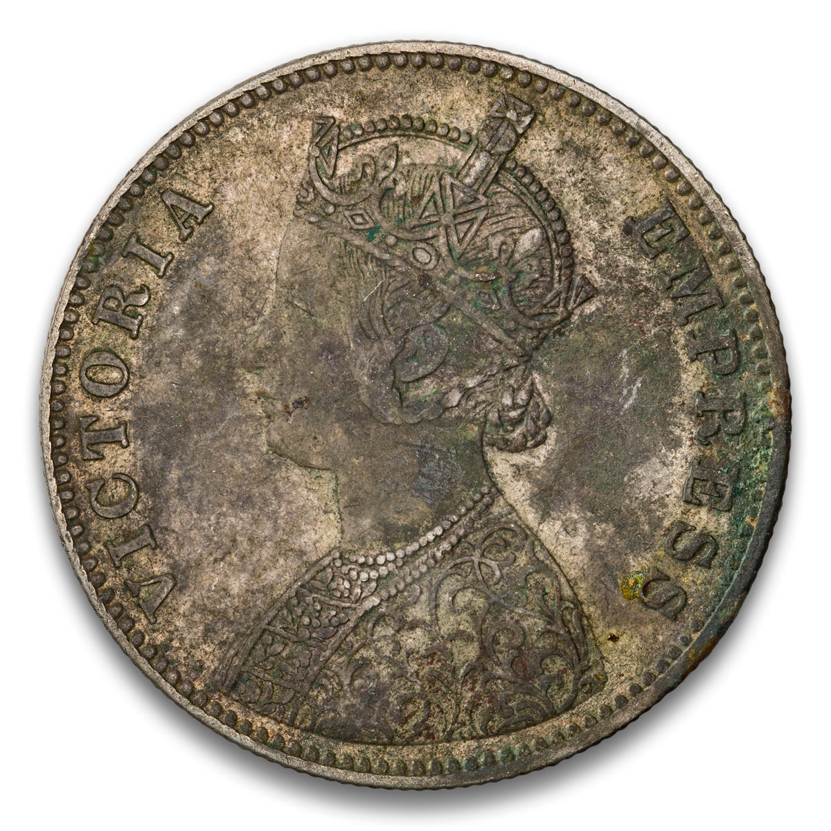 India Silver 1 Rupee 1880