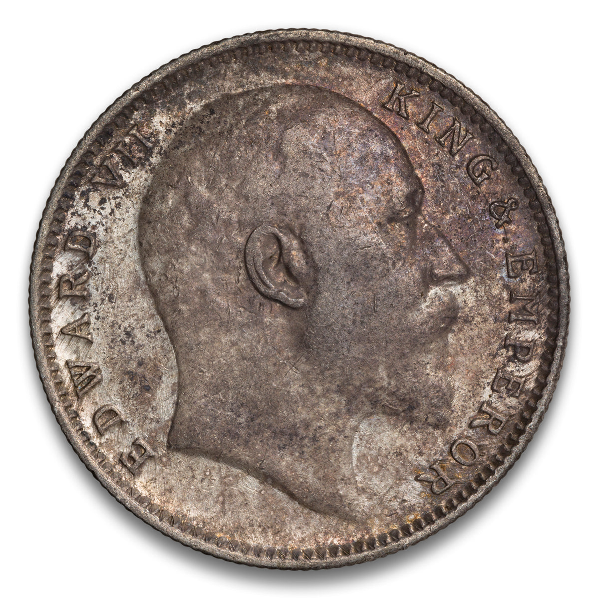 India Silver 1 Rupee 1906
