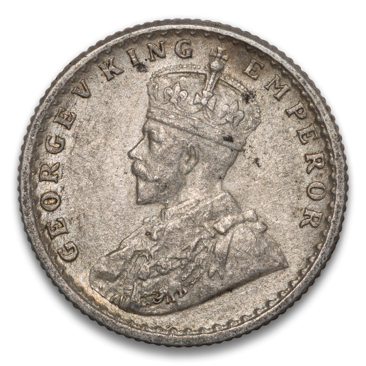 India Silver 1/4 Rupee 1936