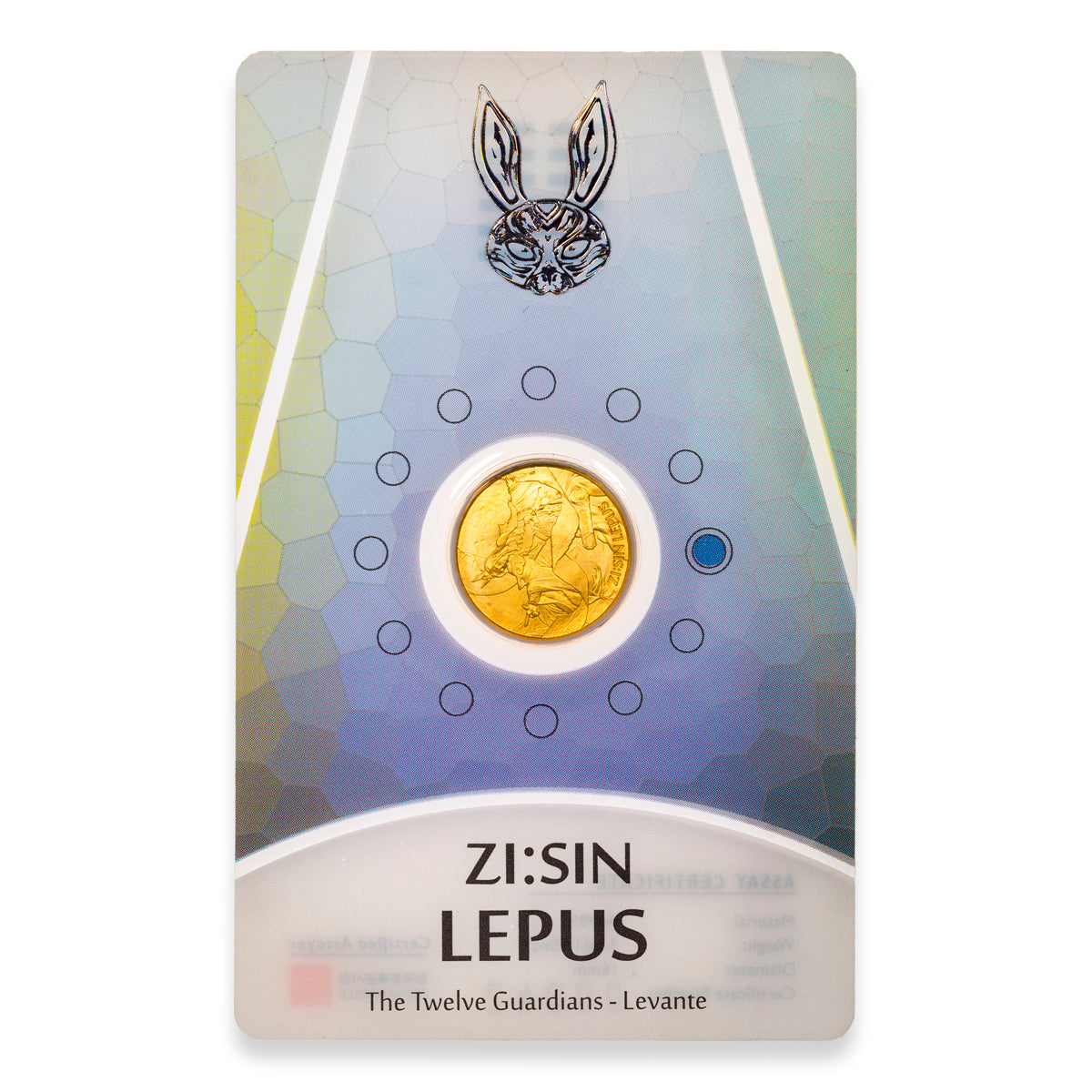 2023 1/10th oz The Twelve Guardians: ZI: SIN - Lepus - Pure Gold Medallion