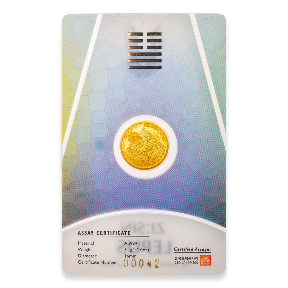 2023 1/10th oz The Twelve Guardians: ZI: SIN - Lepus - Pure Gold Medallion