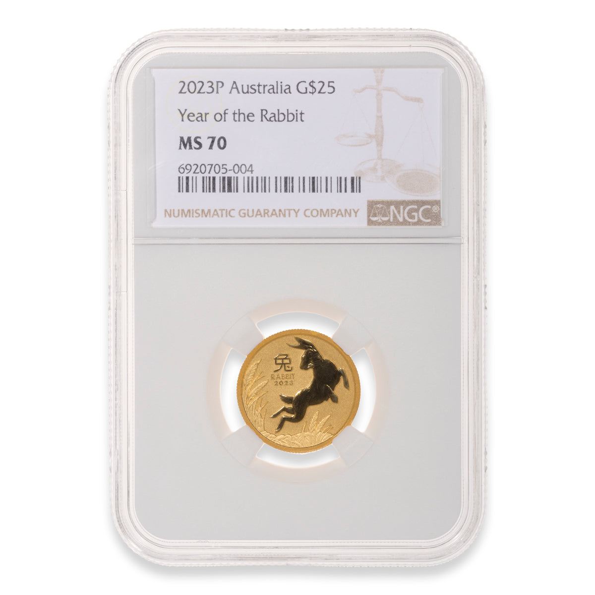 2023 25 Dollars Lunar Series III: Year of the Rabbit - Pure Gold Coin
