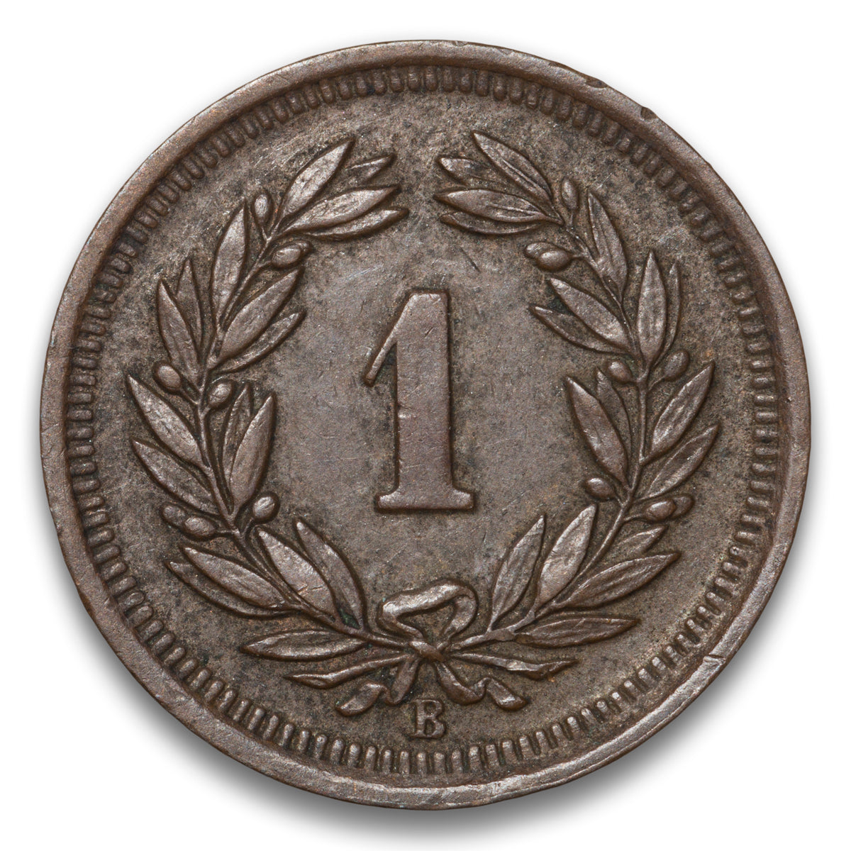Switzerland Bronze 1 Rappen 1940 B