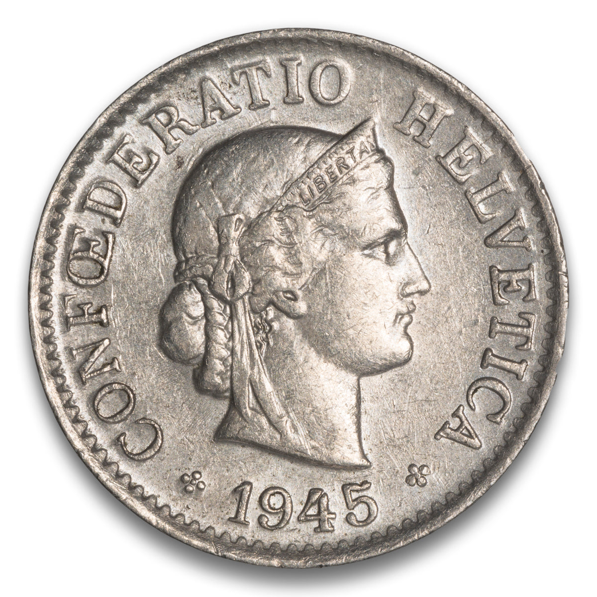 Switzerland 5 Rappen 1945 B
